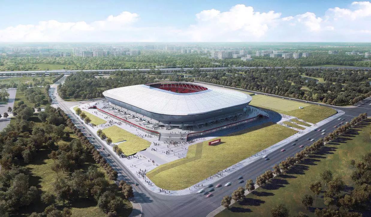 上海浦东足球场屋面膜结构项目介绍