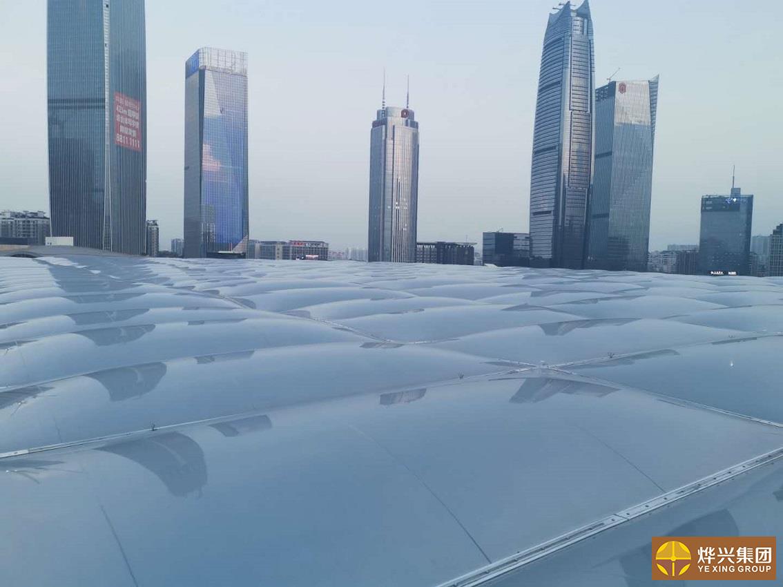 JXF吉祥坊-东莞市民中心ETFE膜结构气枕屋面