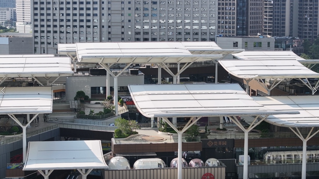 JXF吉祥坊—东莞市民服务中心三期PTFE膜结构工程